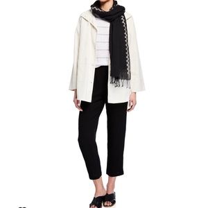 Eileen Fisher organic cotton gauze ankle pants